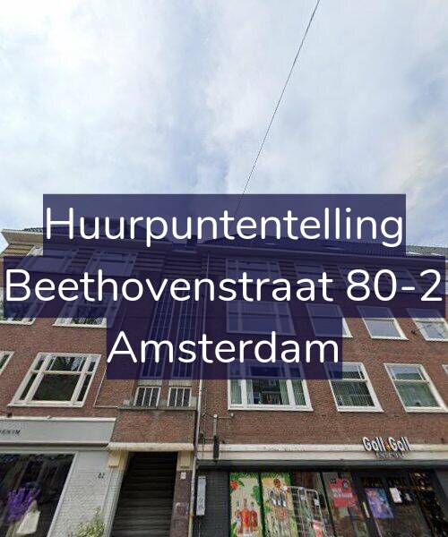 Foto gevel Huurpuntentelling voor Beethovenstraat 80-2, Amsterdam