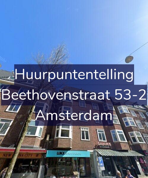 Foto gevel Huurpuntentelling voor Beethovenstraat 53-2, Amsterdam