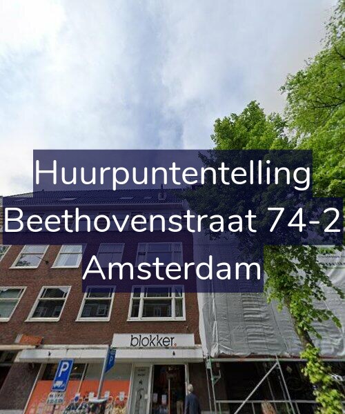Foto gevel Huurpuntentelling voor Beethovenstraat 74-2, Amsterdam