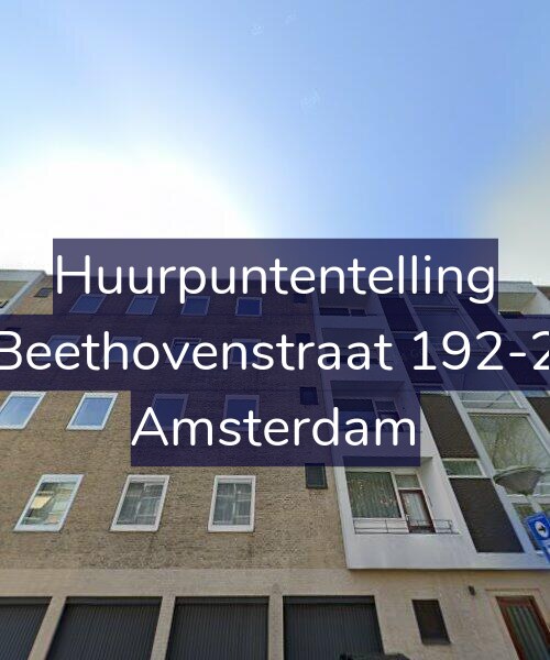 Foto gevel Huurpuntentelling voor Beethovenstraat 192-2, Amsterdam