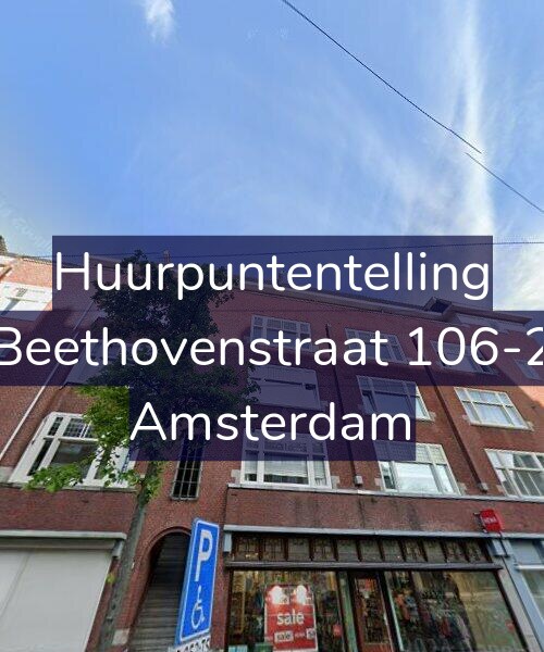 Foto gevel Huurpuntentelling voor Beethovenstraat 106-2, Amsterdam