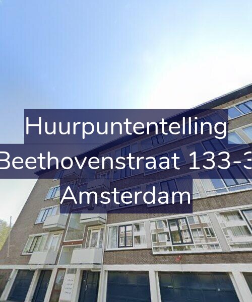 Foto gevel Huurpuntentelling voor Beethovenstraat 133-3, Amsterdam
