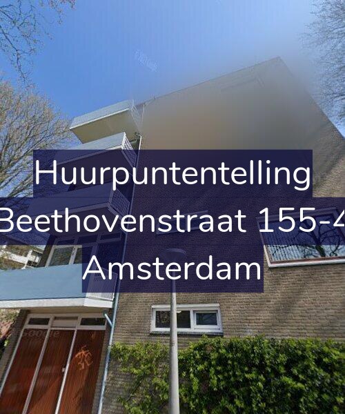 Foto gevel Huurpuntentelling voor Beethovenstraat 155-4, Amsterdam
