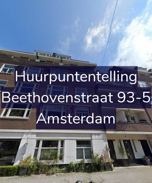 Foto gevel Huurpuntentelling voor Beethovenstraat 93-5, Amsterdam