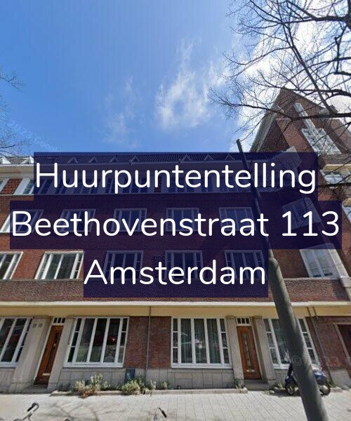 Foto gevel Huurpuntentelling voor Beethovenstraat 113, Amsterdam