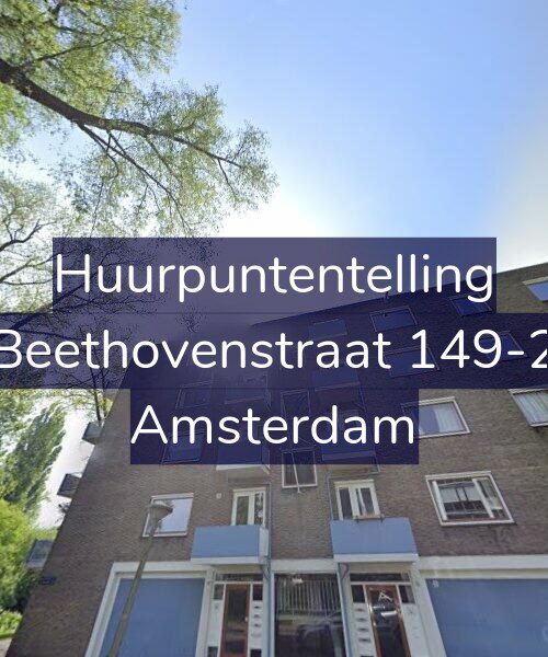 Foto gevel Huurpuntentelling voor Beethovenstraat 149-2, Amsterdam