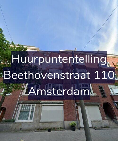 Foto gevel Huurpuntentelling voor Beethovenstraat 110, Amsterdam