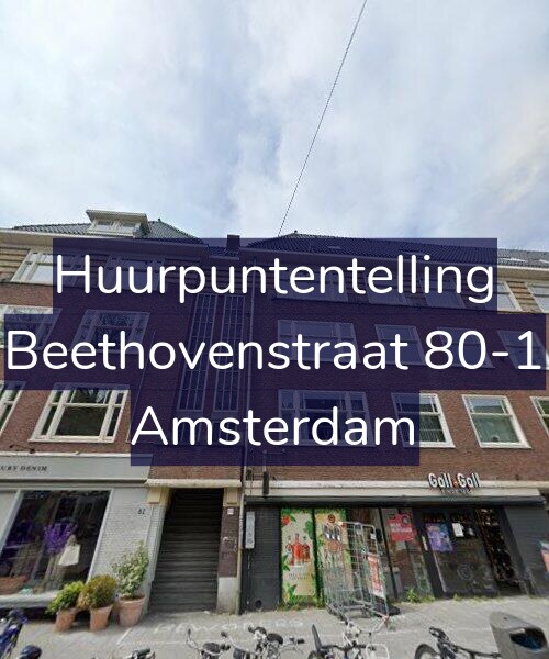 Foto gevel Huurpuntentelling voor Beethovenstraat 80-1, Amsterdam