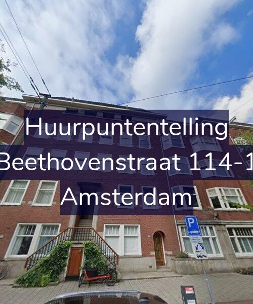 Foto gevel Huurpuntentelling voor Beethovenstraat 114-1, Amsterdam