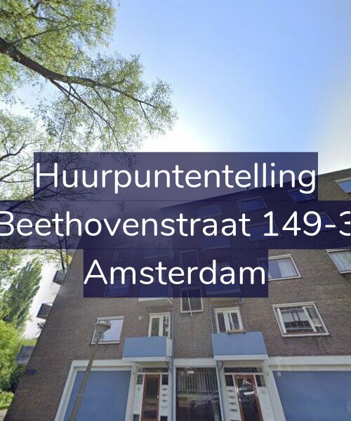 Foto gevel Huurpuntentelling voor Beethovenstraat 149-3, Amsterdam