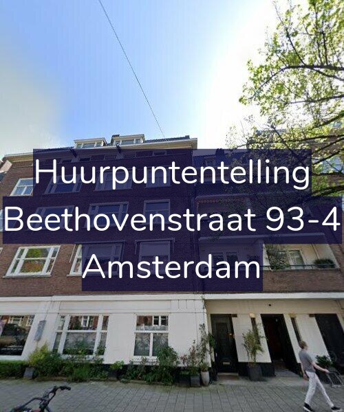 Foto gevel Huurpuntentelling voor Beethovenstraat 93-4, Amsterdam