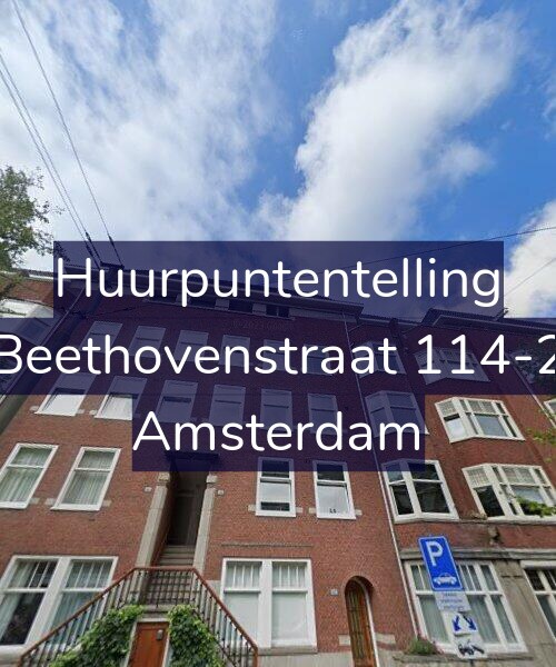 Foto gevel Huurpuntentelling voor Beethovenstraat 114-2, Amsterdam
