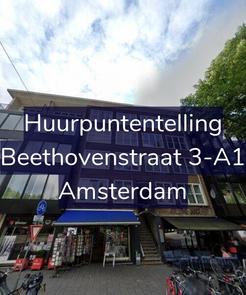Foto gevel Huurpuntentelling voor Beethovenstraat 3-A1, Amsterdam