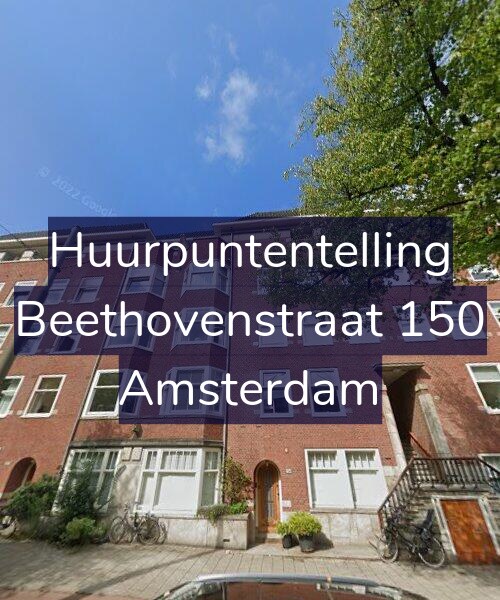 Foto gevel Huurpuntentelling voor Beethovenstraat 150, Amsterdam