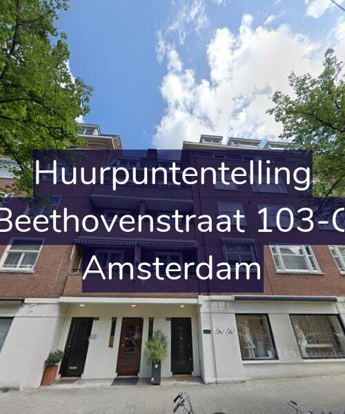 Foto gevel Huurpuntentelling voor Beethovenstraat 103-C, Amsterdam