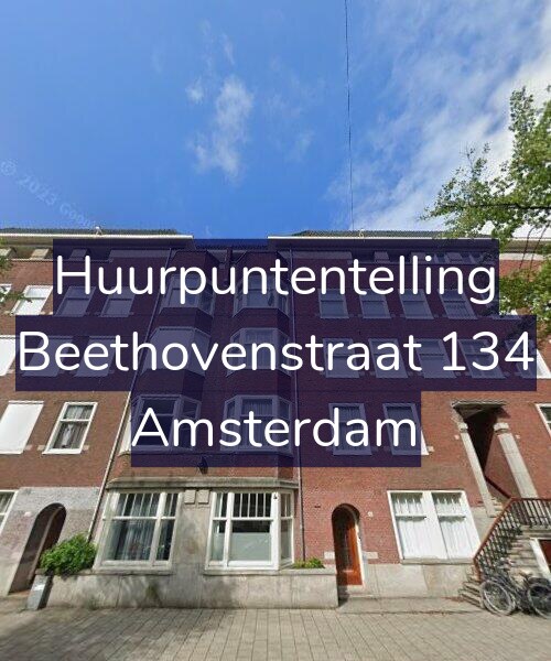 Foto gevel Huurpuntentelling voor Beethovenstraat 134, Amsterdam