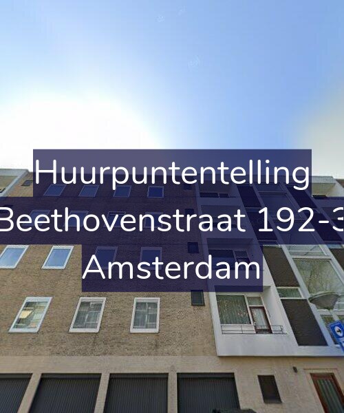 Foto gevel Huurpuntentelling voor Beethovenstraat 192-3, Amsterdam