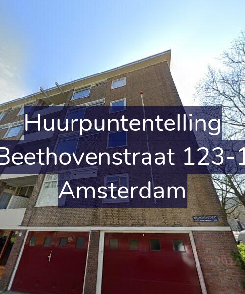 Foto gevel Huurpuntentelling voor Beethovenstraat 123-1, Amsterdam
