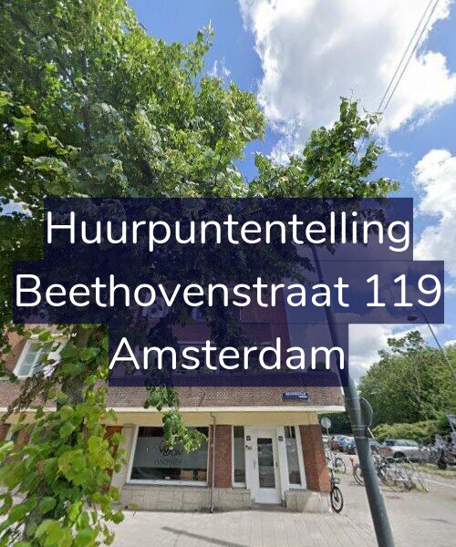 Foto gevel Huurpuntentelling voor Beethovenstraat 119, Amsterdam