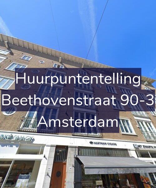 Foto gevel Huurpuntentelling voor Beethovenstraat 90-3, Amsterdam