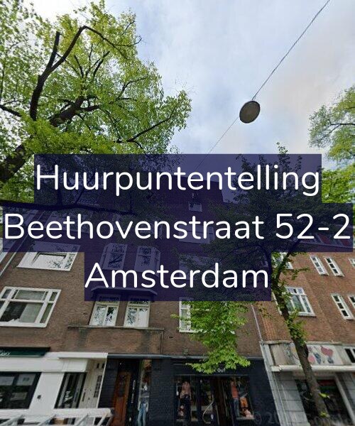 Foto gevel Huurpuntentelling voor Beethovenstraat 52-2, Amsterdam