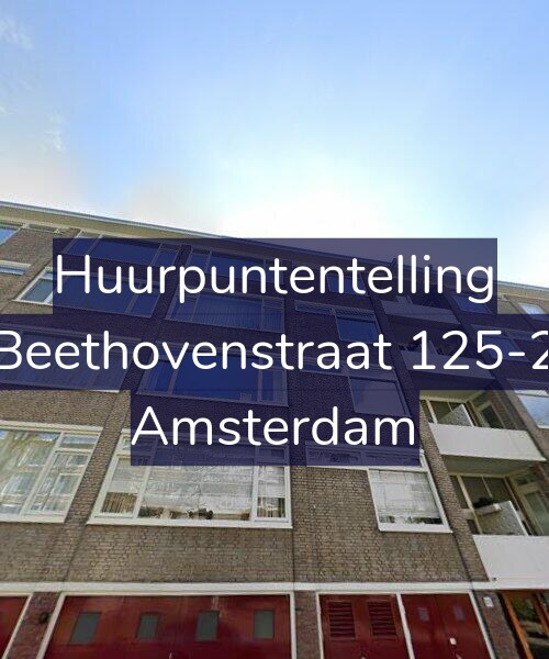 Foto gevel Huurpuntentelling voor Beethovenstraat 125-2, Amsterdam