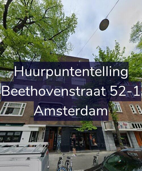 Foto gevel Huurpuntentelling voor Beethovenstraat 52-1, Amsterdam