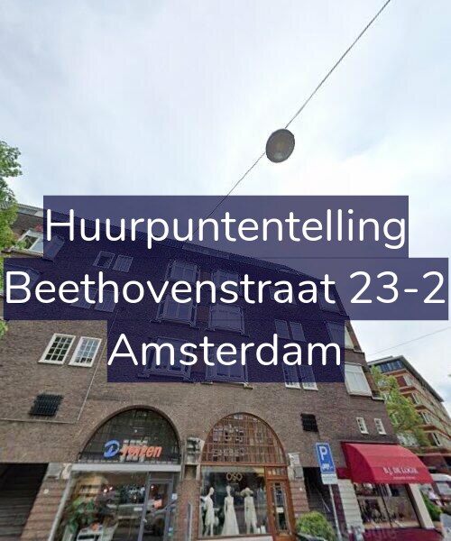 Foto gevel Huurpuntentelling voor Beethovenstraat 23-2, Amsterdam