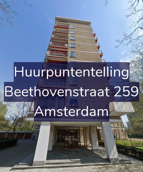 Foto gevel Huurpuntentelling voor Beethovenstraat 259, Amsterdam