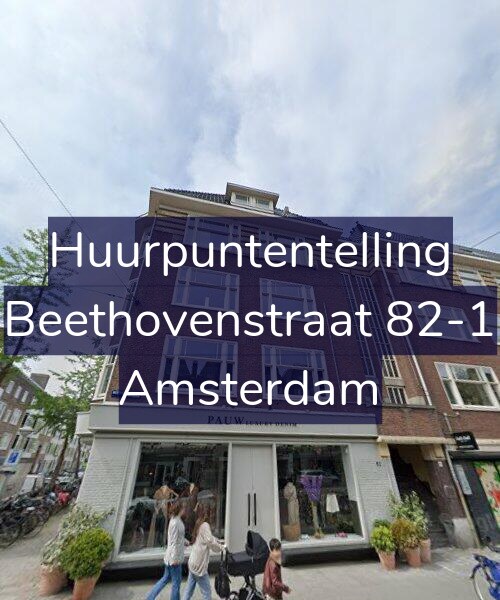 Foto gevel Huurpuntentelling voor Beethovenstraat 82-1, Amsterdam