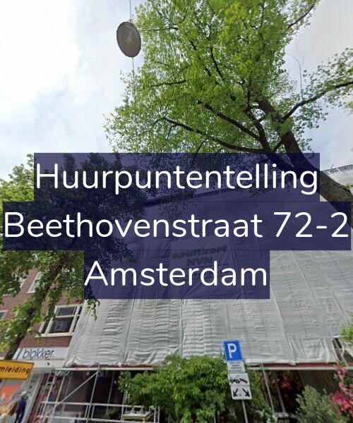 Foto gevel Huurpuntentelling voor Beethovenstraat 72-2, Amsterdam