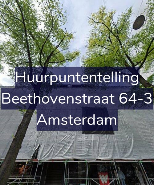 Foto gevel Huurpuntentelling voor Beethovenstraat 64-3, Amsterdam