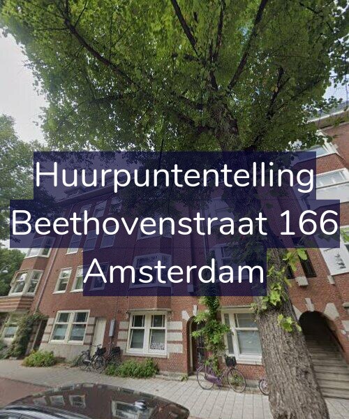 Foto gevel Huurpuntentelling voor Beethovenstraat 166, Amsterdam