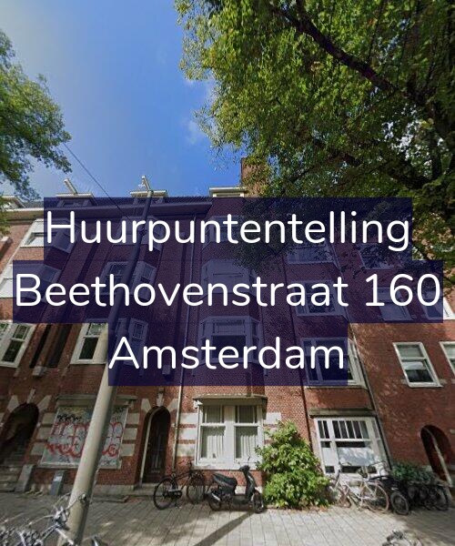 Foto gevel Huurpuntentelling voor Beethovenstraat 160, Amsterdam