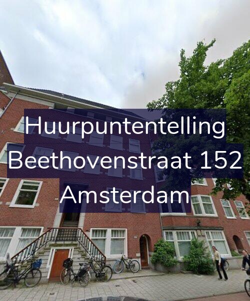 Foto gevel Huurpuntentelling voor Beethovenstraat 152, Amsterdam