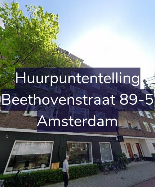 Foto gevel Huurpuntentelling voor Beethovenstraat 89-5, Amsterdam