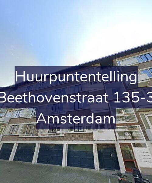 Foto gevel Huurpuntentelling voor Beethovenstraat 135-3, Amsterdam