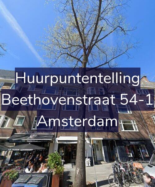Foto gevel Huurpuntentelling voor Beethovenstraat 54-1, Amsterdam