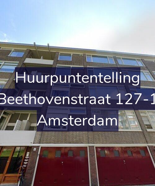 Foto gevel Huurpuntentelling voor Beethovenstraat 127-1, Amsterdam