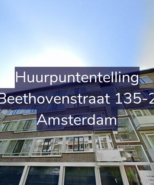 Foto gevel Huurpuntentelling voor Beethovenstraat 135-2, Amsterdam