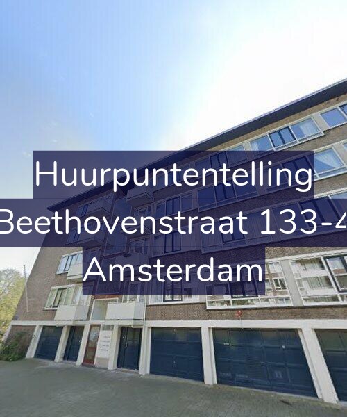Foto gevel Huurpuntentelling voor Beethovenstraat 133-4, Amsterdam