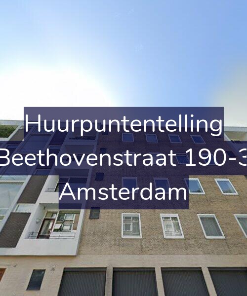 Foto gevel Huurpuntentelling voor Beethovenstraat 190-3, Amsterdam