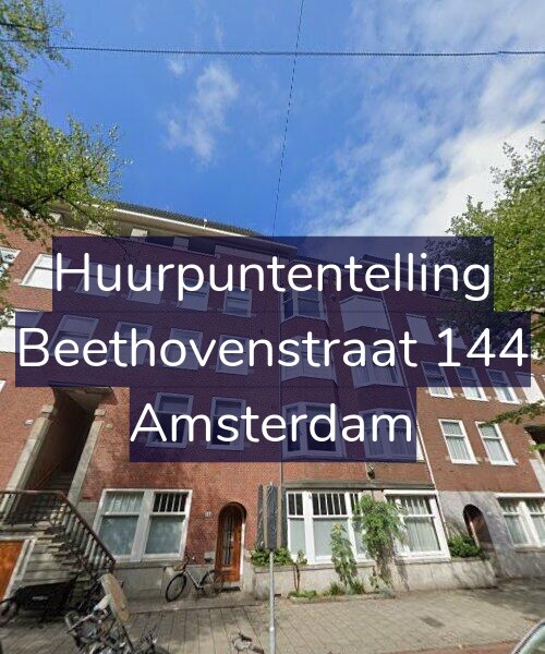 Foto gevel Huurpuntentelling voor Beethovenstraat 144, Amsterdam