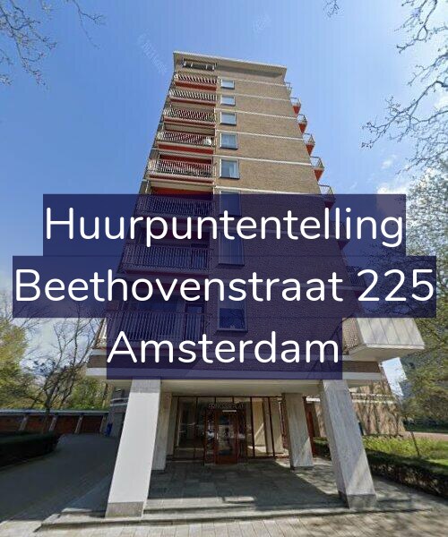 Foto gevel Huurpuntentelling voor Beethovenstraat 225, Amsterdam