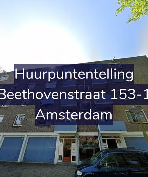 Foto gevel Huurpuntentelling voor Beethovenstraat 153-1, Amsterdam