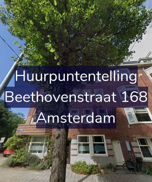 Foto gevel Huurpuntentelling voor Beethovenstraat 168, Amsterdam