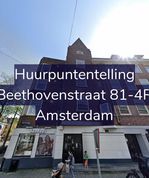 Foto gevel Huurpuntentelling voor Beethovenstraat 81-4R, Amsterdam