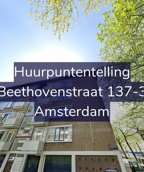 Foto gevel Huurpuntentelling voor Beethovenstraat 137-3, Amsterdam