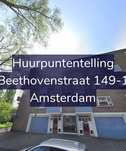 Foto gevel Huurpuntentelling voor Beethovenstraat 149-1, Amsterdam