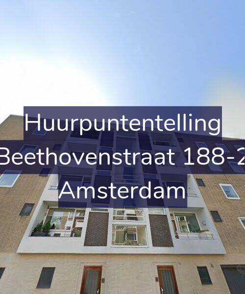 Foto gevel Huurpuntentelling voor Beethovenstraat 188-2, Amsterdam